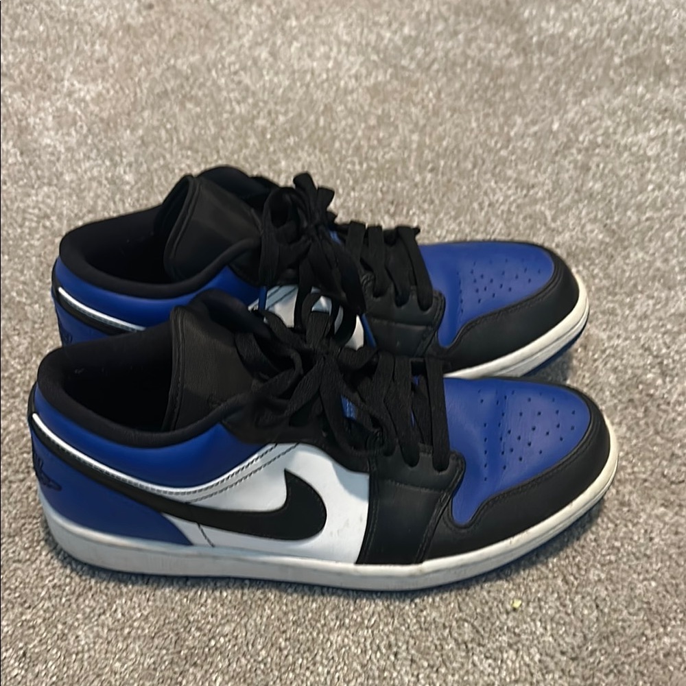 Nike Blue and Black Sneakers with Classic Design